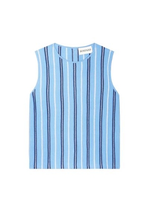 Striped sleeveless top
