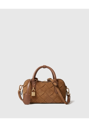 Stella McCartney - Ryder Woven Suede-Effect Crossbody Bag,