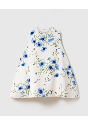 Stella McCartney - Cornflower Embroidered A-Line Dress, , Size: 36