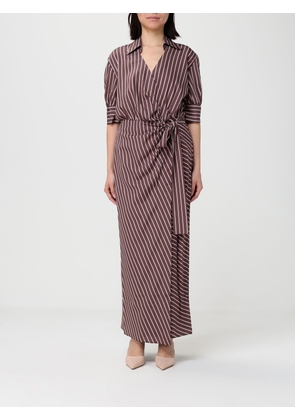 Dress PINKO Woman color Brown