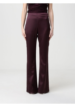 Pants PINKO Woman color Burgundy