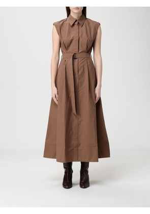 Dress BRUNELLO CUCINELLI Woman color Brown