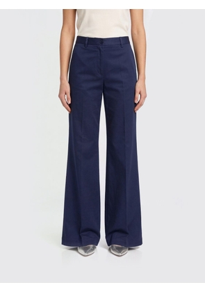 Pants ASPESI Woman color Blue