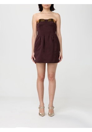 Dress ELISABETTA FRANCHI Woman color Brown
