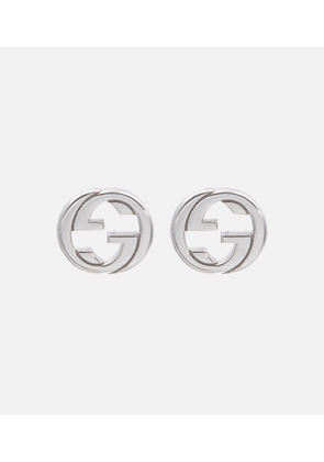 Gucci Interlocking G sterling silver earrings