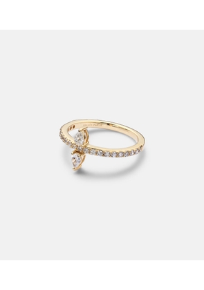 Persee Hera 18kt gold ring with diamonds