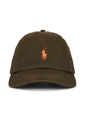 Polo Ralph Lauren Chino Sport Cap in Canopy Olive - Olive. Size all.