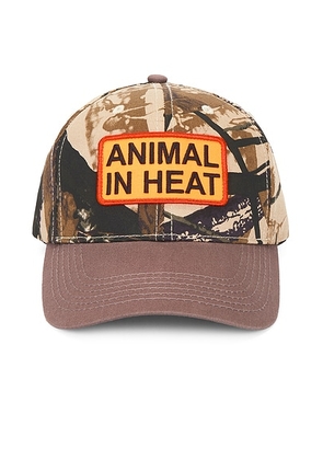 Pleasures Heat Snapback Hat in Camo - Brown. Size all.