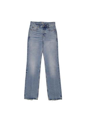 Saint Laurent Sicily Blue Denim Nico Low-Rise Jeans