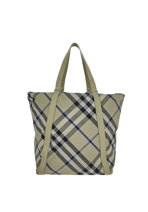 Burberry Check Jacquard Festival Tote Bag