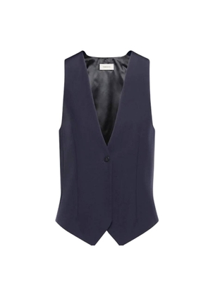 Ferragamo Virgin Wool Vest, Brand Size 46 ( US Size 12 )