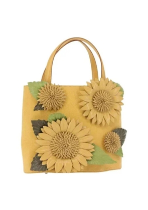 Ferragamo Sunflower Applique Tote Bag