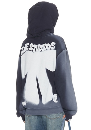 Acne Studios Bow Sweatshirt in Navy Blue - Navy. Size M/L (also in S/M, XS/S, XXS/XS).