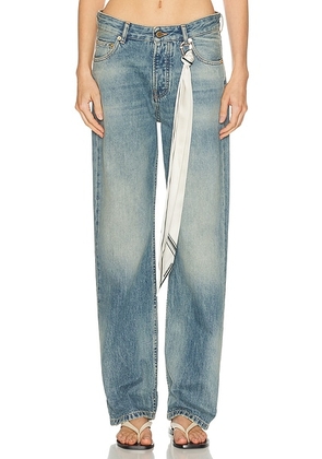 DARKPARK Liz Boyfriend Straight Leg in Light Wash - Blue. Size 24 (also in 25, 28, 29, 30).