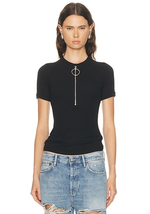 Acne Studios Elivera Top in Black - Black. Size L (also in M, S, XS).