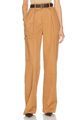 Helsa Paperbag Pant in Caramel - Tan. Size XXS (also in ).