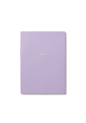 Smythson 2026 Soho Weekly Diary In Panama In Lilac