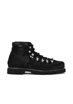 Junya Watanabe Hair On Hide Paraboot in Black - Black. Size 10.5 (also in 11, 8, 9.5).