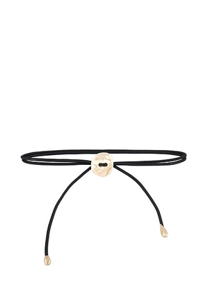 Cult Gaia Izara Belt in Black - Black. Size all.