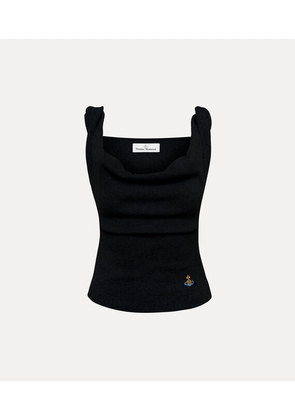 Vivienne Westwood Anna Top Rib Jersey Black S Women