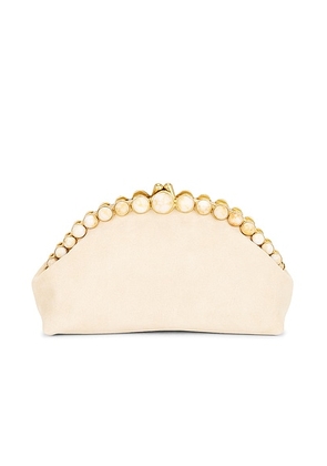 Cult Gaia Una Clutch in Sand - Beige. Size all.