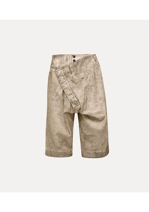 Vivienne Westwood Inferno Shorts Marble Denim Washed-beige 32 Men
