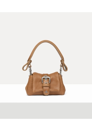 Vivienne Westwood Hazel Treasure Charm Handbag Supple Leather Honey-dark-silver