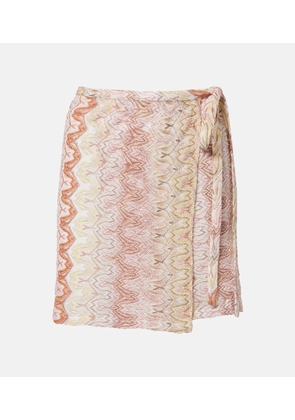 Missoni Lame wrap skirt