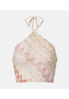 Missoni Lame crop top