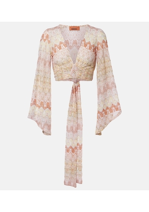 Missoni Lame crop top