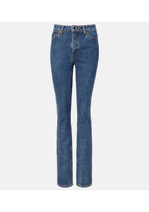 Khaite Daria mid-rise slim jeans