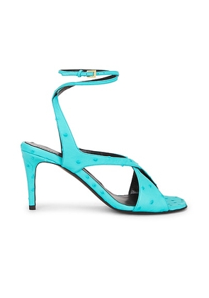 KHAITE Liria Ankle Strap Sandal in Crystal Blue - Blue. Size 38 (also in ).