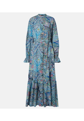 Etro Paisley cotton-blend maxi dress