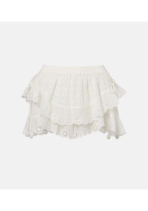 Isabel Marant Neis cotton and silk shorts