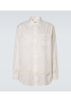 Our Legacy Vast embroidered cotton shirt