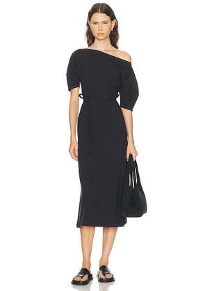 Lemaire Off Shoulder Dress in Urchin - Brown. Size L (also in M, S).