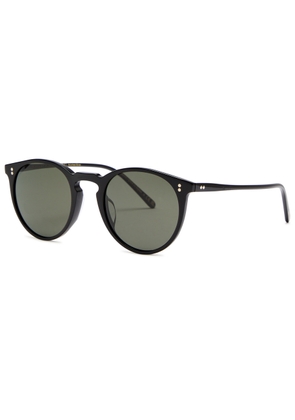 Oliver Peoples O'malley Round-frame Sunglasses - Black - One Size