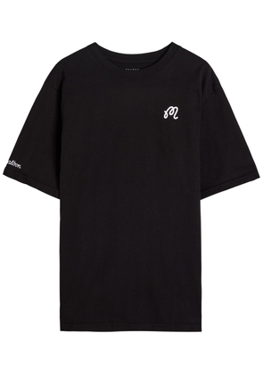 Malbon Bermuda Logo-print Cotton T-shirt - Black - XL