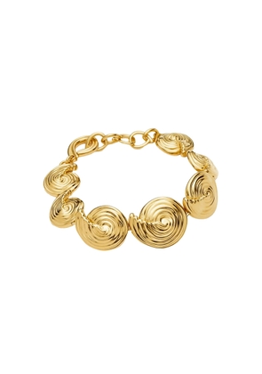 Missoma Spiral Statement Chain Bracelet - Gold - S
