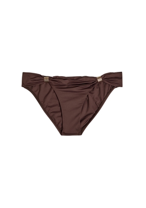 Melissa Odabash Grenada Bikini Briefs - Brown - 46 (UK14 / L)