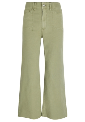 Paige Anessa Wide-leg Jeans - Green - 24 (W24 / UK6 / XS)