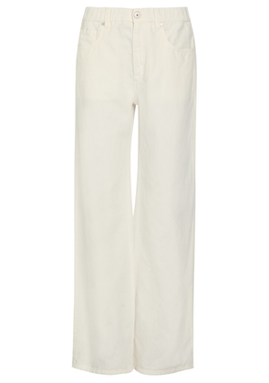 Brunello Cucinelli Dyed Wide-leg Denim Jeans - White - 42 (UK10 / S)