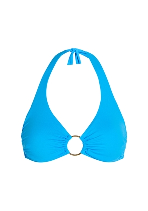 Melissa Odabash Brussels Halterneck Bikini top - Blue - 42 (UK10 / S)