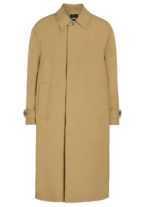Boss Single-breasted Woven Trench Coat - Khaki - 48 (UK38 / M)