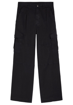 Dries Van Noten Wide-leg Stretch-cotton Trousers - Black - 52 (W36 / XL)