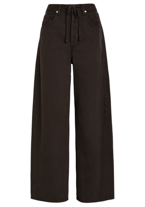 Citizens OF Humanity Brynn Drawstring Wide-leg Jeans - Dark Brown - 25 (W25 / UK6 / XS)