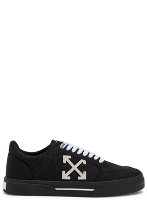 Off-white Vulc Logo Canvas Sneakers - Black And White - 44 (IT44 / UK10)
