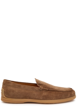 Tods Gomma Suede Loafers - Brown - 9 (IT43 / UK9)