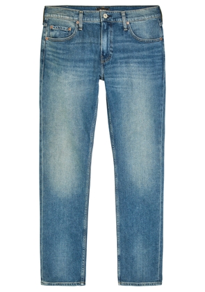 Paige Federal Slim Straight-leg Jeans - Mid Blu - 34 (W34 / L)