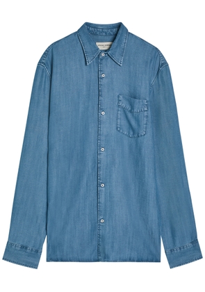 Officine Générale Chambray Shirt - Blue - XL